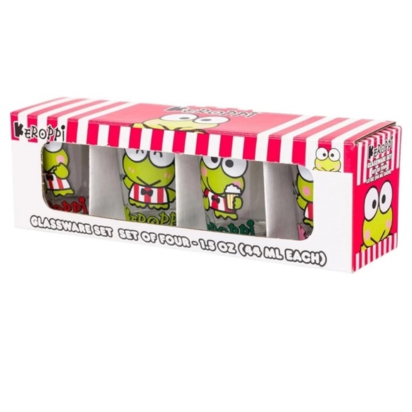Sanrio Kerroppi Shotglasses Set of 4 - Picture 3 of 4